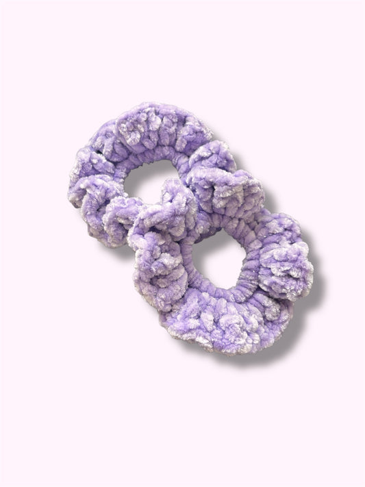 Lilac Sparkle Scrunchie
